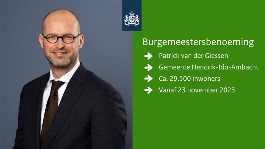Bericht Nieuwe burgemeester in Hendrik-Ido-Ambacht bekijken